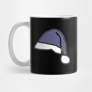 Winter Hats Blue Graphic Mug